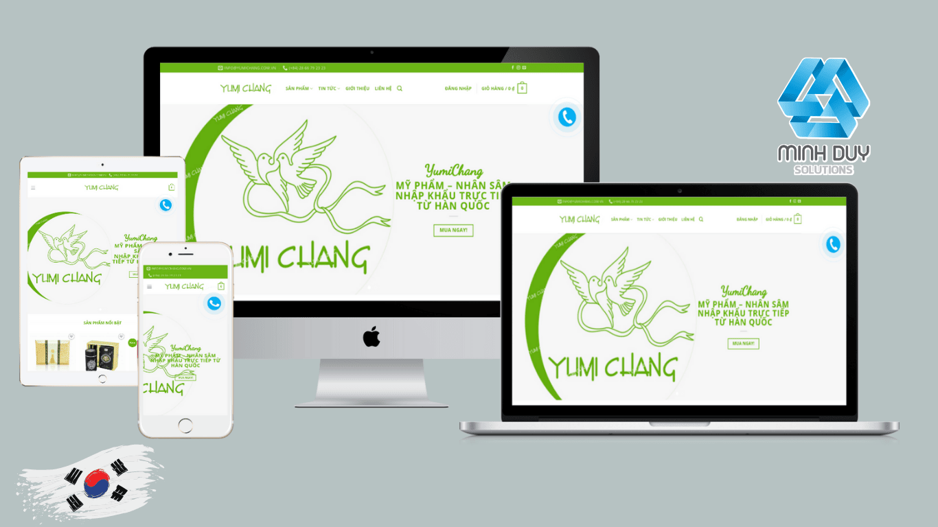 Website Yumi Chang - yumichang.com.vn