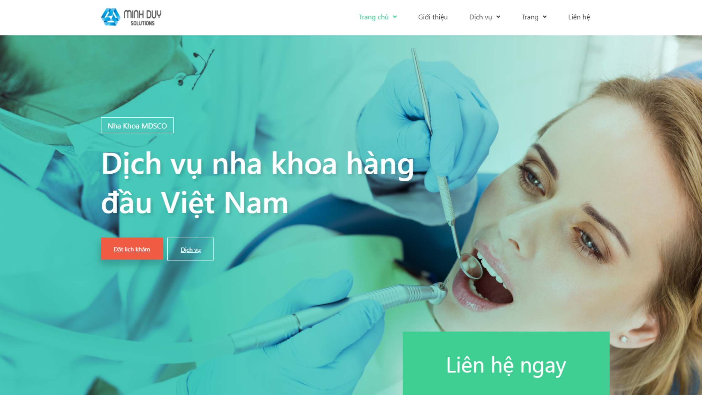 Thiết kế website nha khoa, phòng khám răng miệng chuẩn SEO