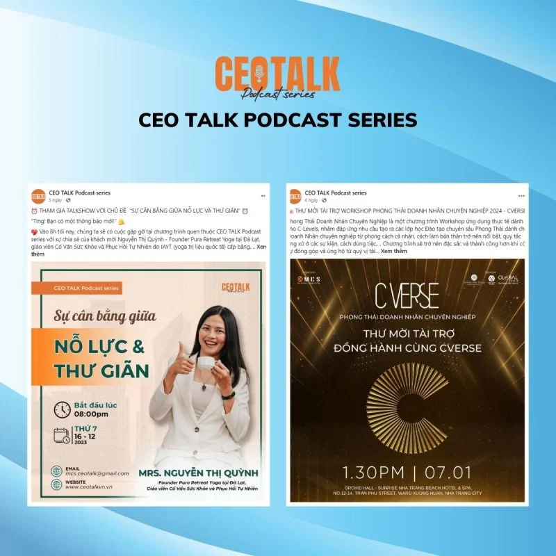 Fanpage CEO TALK Podcast series