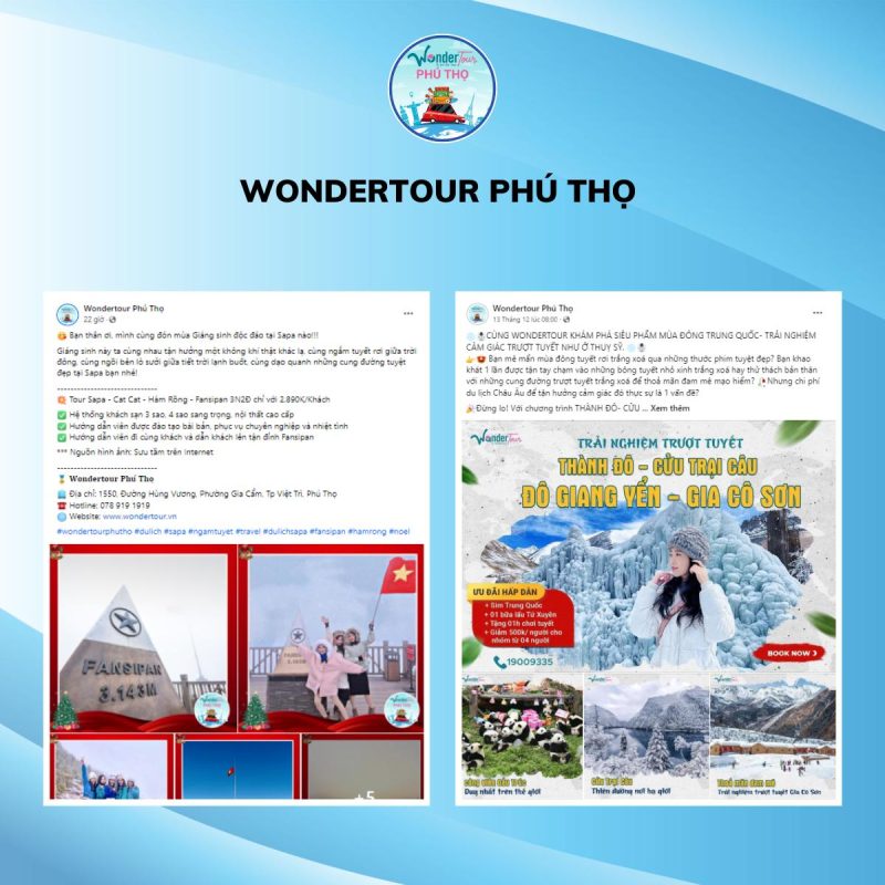 Fanpage Wondertour Phú Thọ