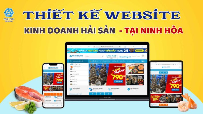 Thiết kế website bán hải sản online chuẩn SEO tại Ninh Hòa