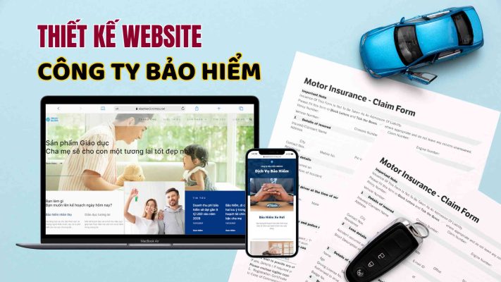 Dịch vụ thiết kế website công ty bảo hiểm, bán bảo hiểm tại Ninh Hòa