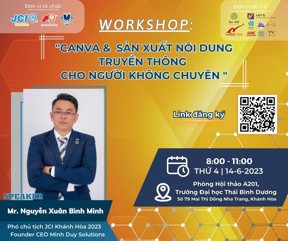 Workshop "Canva và nội dung sản xuất truyền thông cho người mới bắt đầu" - Minh Duy Solutions