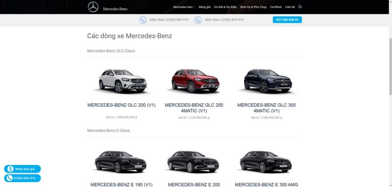 Thiết kế website bán ô tô chuyên nghiệp tại Nha Trang