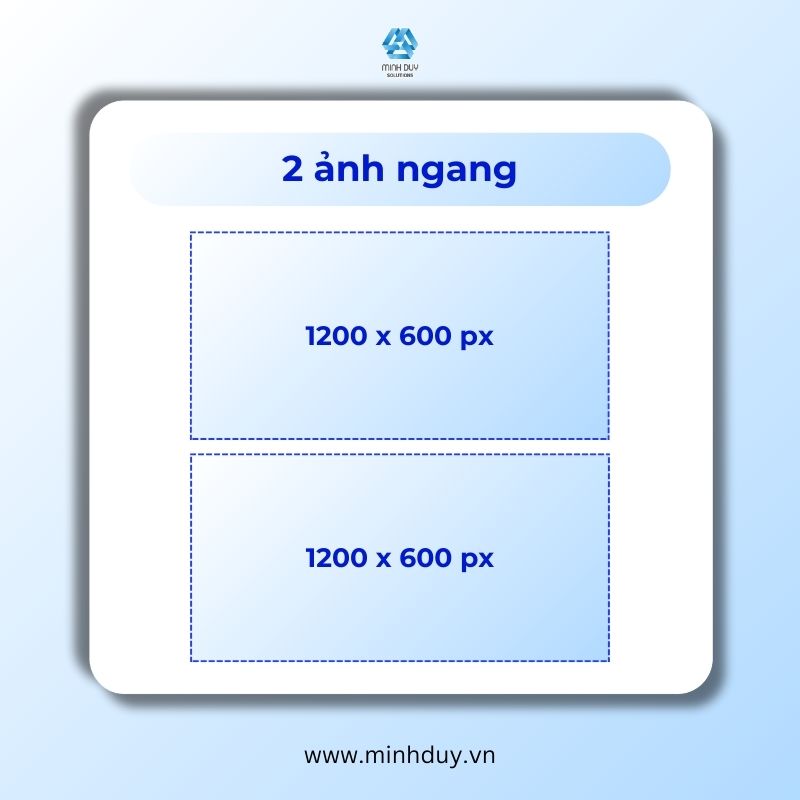 Kích thước ảnh Facebook 2026 - 2 ảnh ngang