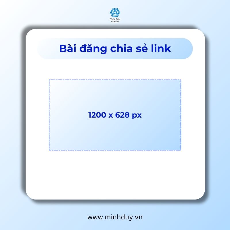 Kích thước ảnh Facebook 2026 - Bài đăng chia sẻ link